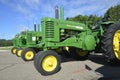 Restored A John Deere tractors