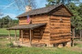 Restored log cabin Royalty Free Stock Photo