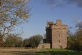 The Restored Main Tower of Melgund Castle near to Brechin in Angus. Royalty Free Stock Photo