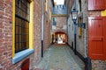 Historic brick restored buildings in Groningen, Groningen Province / The Netherlands