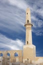 Restored minaret with archway, Khamis mosque