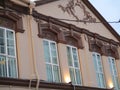 Restored Old Architecture Penang with New Window Pane Royalty Free Stock Photo