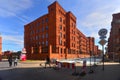 Restored old textile factory in Lodz, Poland Royalty Free Stock Photo