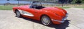 Restored red 1959 Corvette Royalty Free Stock Photo