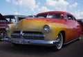 Restored Red And Yellow 1949 Car