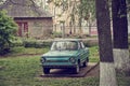 Restored Retro car ZAZ-968M.Soviet compact car of small class. Royalty Free Stock Photo