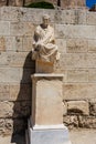 Restored statue of the honorary monument of Menander