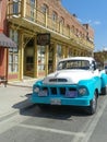 Restored Studebaker Truck in Main Street Hannibal Missouri USA Royalty Free Stock Photo