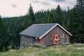 A restored summer barn Royalty Free Stock Photo