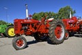 Restored Super C Farmall tractor