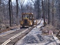 Restoring an Old Railroad Train Track Royalty Free Stock Photo