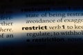 restrict