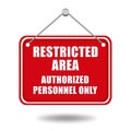 Restricted area Royalty Free Stock Photo