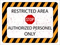 Restricted area