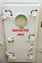 Restricted area Royalty Free Stock Photo