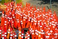 Restrictive bollards for road works application pending