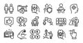 Restroom, Fireworks and Like line icons set. Vector