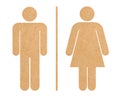 Restroom icon set isolated