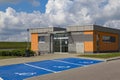 Restroom on rest station, autobahn in Poland, Europe