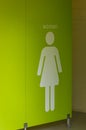 Restroom sign on a toilet door.Toilet sign. Restroom Concept. WC Toilet icons set. Women WC signs for restroom Royalty Free Stock Photo