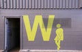 restroom sign (women) Royalty Free Stock Photo