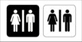 Restroom signs Royalty Free Stock Photo