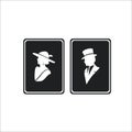 Restroom ,Toilet icon.