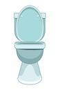 Restroom toilet sanitary icon cartoon