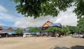 Restrooms and souvenir Shops in Mae Khachan hot springs Chiang Rai Thailand