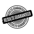 Results Guaranteed rubber stamp