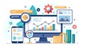 A results-oriented web development agency concept focusing on data-driven design, search engine optimization (SEO)