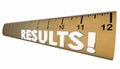 Results Ruler Measure Output Word