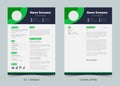 Resume and Cover Letter, Minimalist resume cv template, Cv professional jobs resumes