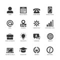 Resume or Curriculum Vitae Related Icons Royalty Free Stock Photo