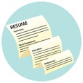 Resume Document Icon