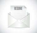 resume mail illustration design graphic