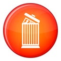 Resume thrown away in the trash can icon