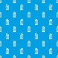 Resume thrown away in the trash can pattern seamless blue