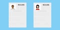 Resumes. CV application. Writing business resume. Job search. Resume template