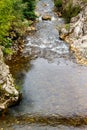 Resurgence of Sammaro River near Roscigno in Campania, italy Royalty Free Stock Photo