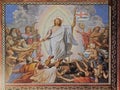 Resurrection of Christ, fresco in the Saint Germain des Pres Church, Paris