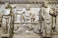 Resurrection, detail of the funerary monument to Gastone della Torre, Basilica di Santa Croce in Florence
