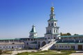 Resurrection New Jerusalem Monastery. The Holy Gates with the Gate Church and the Damascus tower. Istra, Moscow region Royalty Free Stock Photo