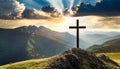 Resurrection Shine The Cross of Easter Royalty Free Stock Photo