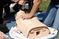 Resuscitation training Royalty Free Stock Photo