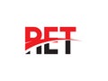 RET Letter Initial Logo Design Vector Illustration Royalty Free Stock Photo