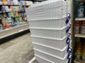 Retail grocery store Beer section and party styrofoam coolers