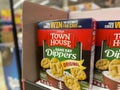 Retail grocery store Town House crackers Dippers display