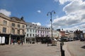 Retail outlets in Cirencester town centre in Gloucestershire, UK Royalty Free Stock Photo