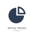 Retail Prices Index (RPI) icon. Trendy flat vector Retail Prices Royalty Free Stock Photo